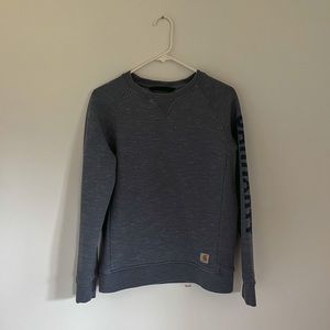 Blue Carhartt Women’s Crew Sweatshirt